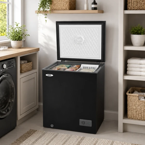 AXXEL 5CFT/145L CHEST FREEZER BLACK 110V | BD145 - Image 