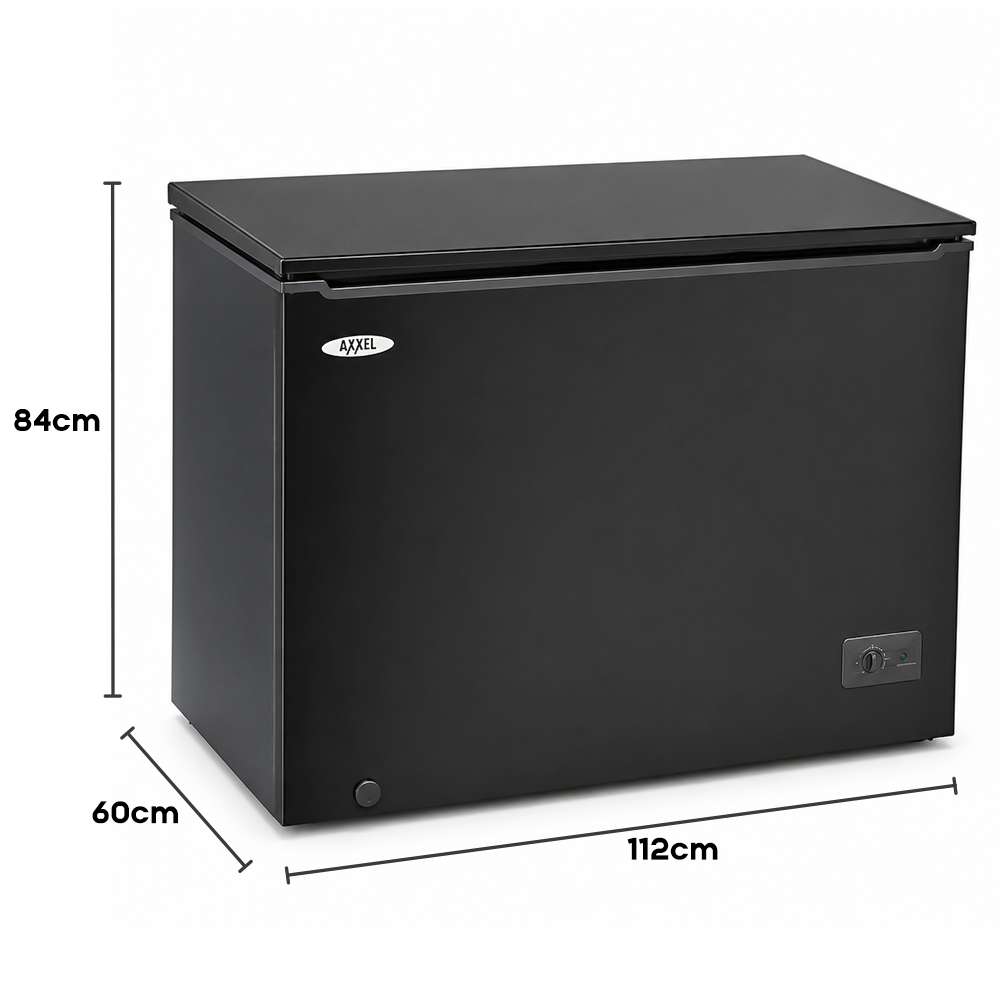Axxel chest freezer dimensions diagram
