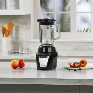 BLACK & DECKER 1.25L/ 42OZ ICE CRUSH BLENDER W/GLASS JAR BLACK 700W-120V | BL-0876-1BDLA - Image 