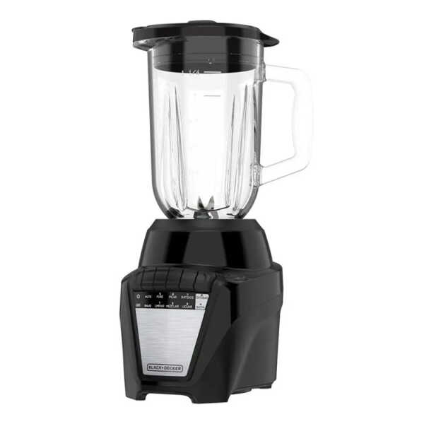 BLACK & DECKER 1.25L/ 42OZ ICE CRUSH BLENDER W/GLASS JAR BLACK 700W-120V | BL-0876-1BDLA - Image 