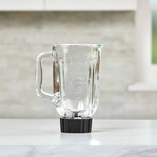 BLACK & DECKER 1.25L/ 42OZ ICE CRUSH BLENDER W/GLASS JAR BLACK 700W-120V | BL-0876-1BDLA - Image 