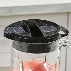 BLACK & DECKER 1.25L/ 42OZ ICE CRUSH BLENDER W/GLASS JAR BLACK 700W-120V | BL-0876-1BDLA - Image 