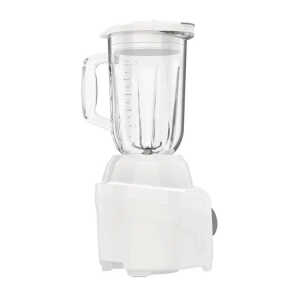 BLACK+DECKER 1.25L/42OZ ICE CRUSH BLENDER W/GLASS JAR WHITE 700W-120V | BL0876-0WDLA - Image 