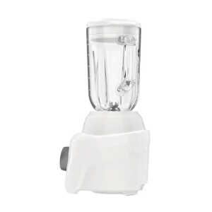 BLACK+DECKER 1.25L/42OZ ICE CRUSH BLENDER W/GLASS JAR WHITE 700W-120V | BL0876-0WDLA - Image 