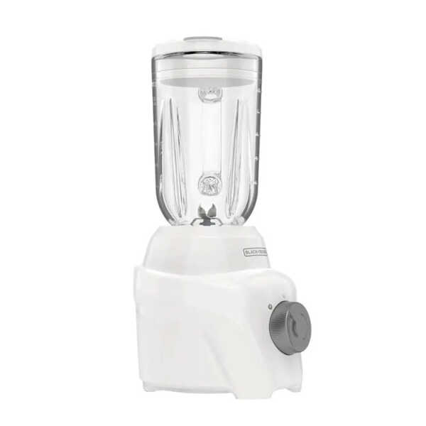 BLACK+DECKER 1.25L/42OZ ICE CRUSH BLENDER W/GLASS JAR WHITE 700W-120V | BL0876-0WDLA - Image 
