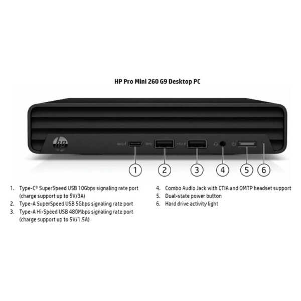 HP BZ DESKTOP PRO 260 i3-1315U 8GB 512GB SSD | C2UT0PT - Image 