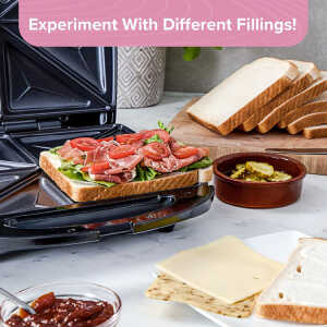 CASA BONITA SANDWICH MAKER 1200W | CB-208A - Image 