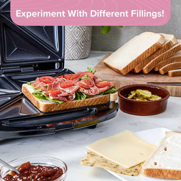 CASA BONITA SANDWICH MAKER 1200W | CB-208A - Image 