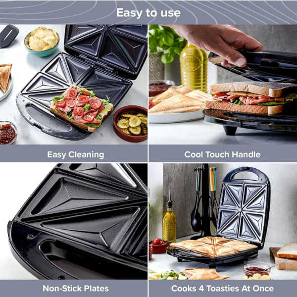 CASA BONITA SANDWICH MAKER 1200W | CB-208A - Image 