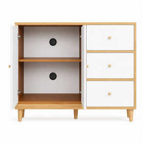 WOODEN MODERN MULTIFUNCTIONAL CABINET | CBG002812 - Image 
