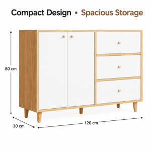 WOODEN MODERN MULTIFUNCTIONAL CABINET | CBG002812 - Image 