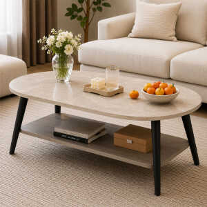 SALON CENTER TABLE BROWN 100x47x42CM | CJ003153 - Image 