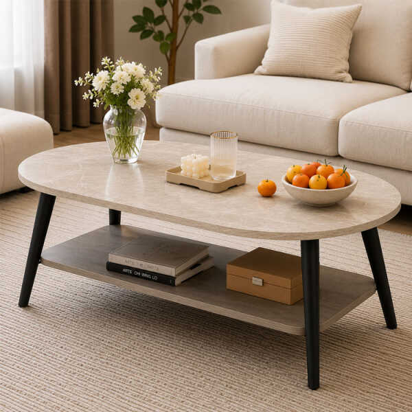 SALON CENTER TABLE BROWN 100x47x42CM | CJ003153 - Image 