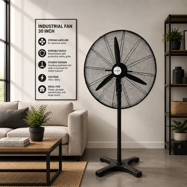 DIGITRONIC 30" INDUSTRIAL FAN | DG-IFC-X30 - Image 