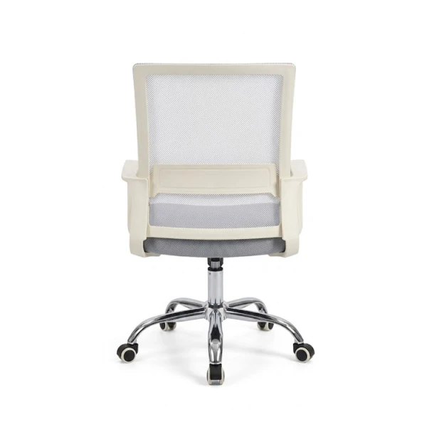 WHITE/GREY OFFICE CHAIR 56X47X98 | DNY00510 - Image 
