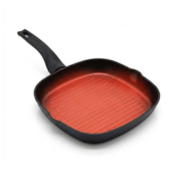 8PCS FORGED ALUMINUM COOKWARE SET BLACK (1X STOCKPOT W/ LID/ 1X SAUCE POT W/LID 1X SAUCEPAN W/LID / 1X GRILL PAN / 1X SKILLET | EP-8PCS-035 - Image 