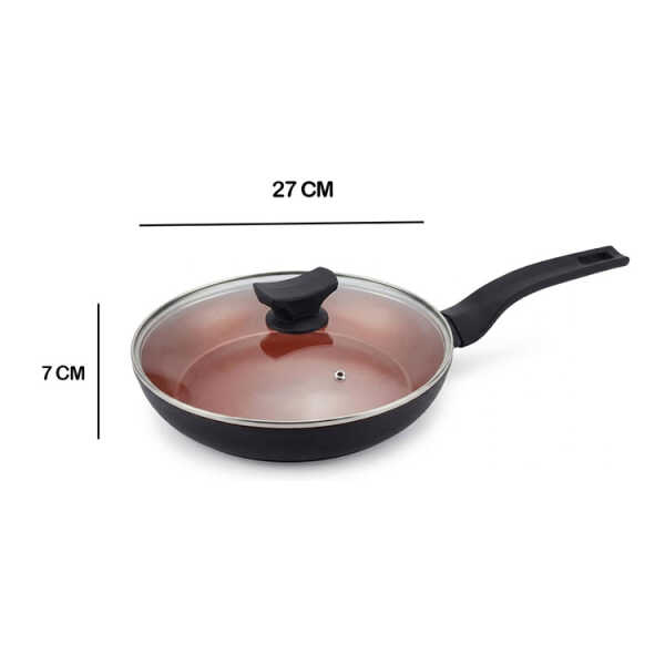 8PCS FORGED ALUMINUM COOKWARE SET BLACK (1X STOCKPOT W/ LID/ 1X SAUCE POT W/LID 1X SAUCEPAN W/LID / 1X GRILL PAN / 1X SKILLET | EP-8PCS-035 - Image 