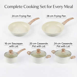 EPICURE 8-PIECE COOKWARE SET | EP-8PCS-037 - Image 