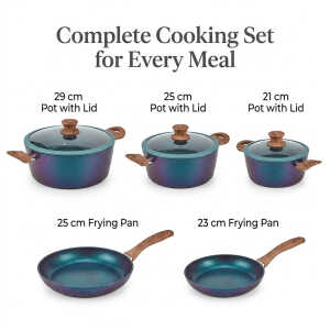 EPICURE 8 PIECE COOKWARE SET | EP-8PCS-042 - Image 