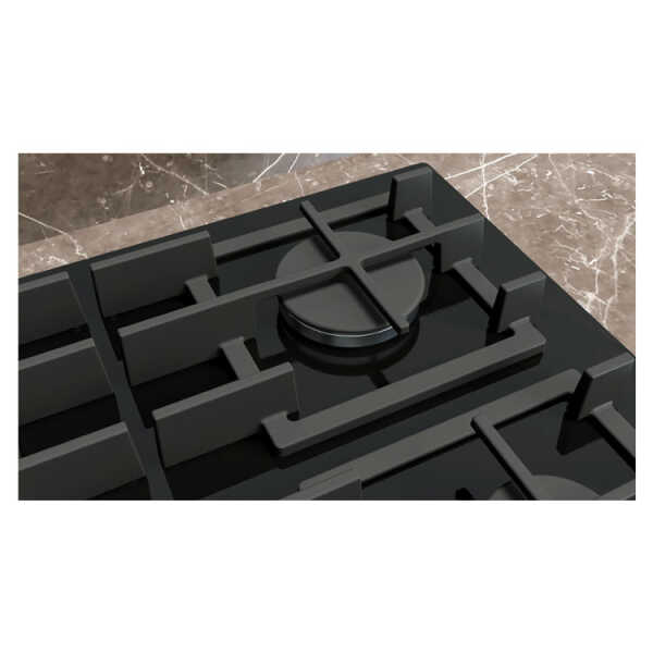 SIEMENS Q500 5 BURNERS GAS COOKTOP 90 CM TEMPERED GLASS BLACK | EP9A6MI40NI - Image 