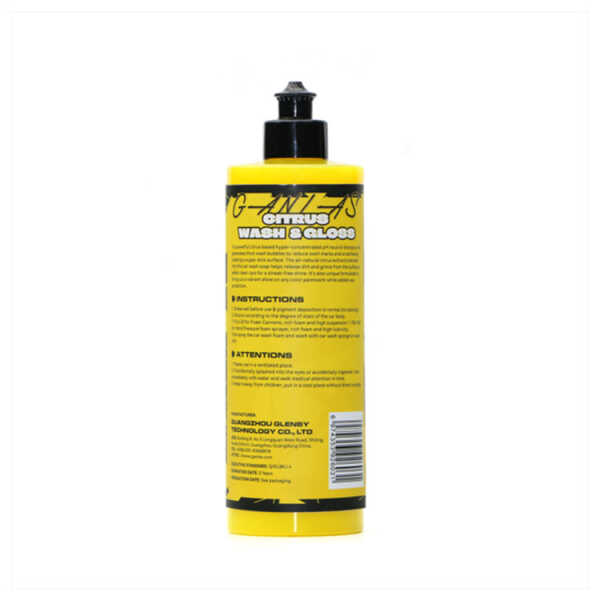 GANLA'S CITRUS WASH & GLOSS 473 ML CAR SHAMPOO | F3 - Image 