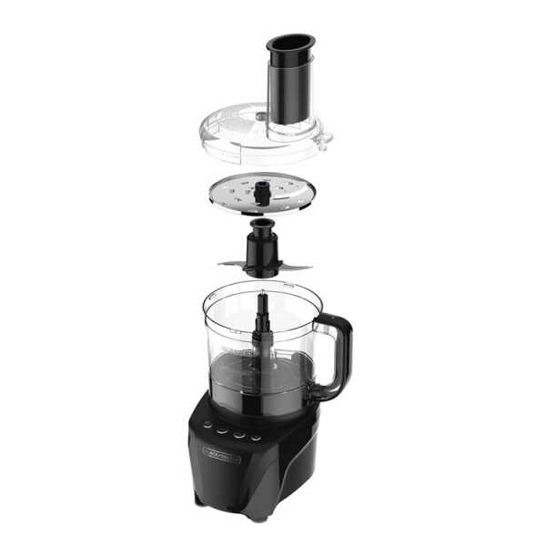 BLACK+DECKER 8-CUP FOOD PROCESOR BLACK 850W-120V | FP4342-0BDLA - Image 