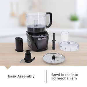 BLACK+DECKER 8-CUP FOOD PROCESOR BLACK 850W-120V | FP4342-0BDLA - Image 