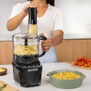 BLACK+DECKER 8-CUP FOOD PROCESOR BLACK 850W-120V | FP4342-0BDLA - Image 