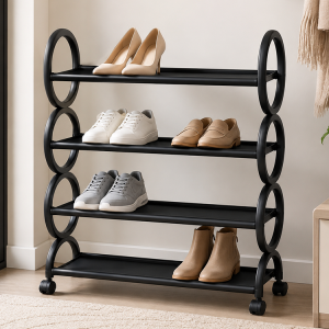 SIMPLE MULTIFUNCTIONAL 4-TIERS SHOE RACK 57X19X72CM | FSK10444 - Image 