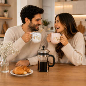 CERAMIC COUPLE MUG SET | FSK10657 - Image 