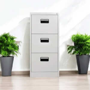 METAL 3 DRAWER LOCKABLE FILE CABINET | FSK9868 - Image 
