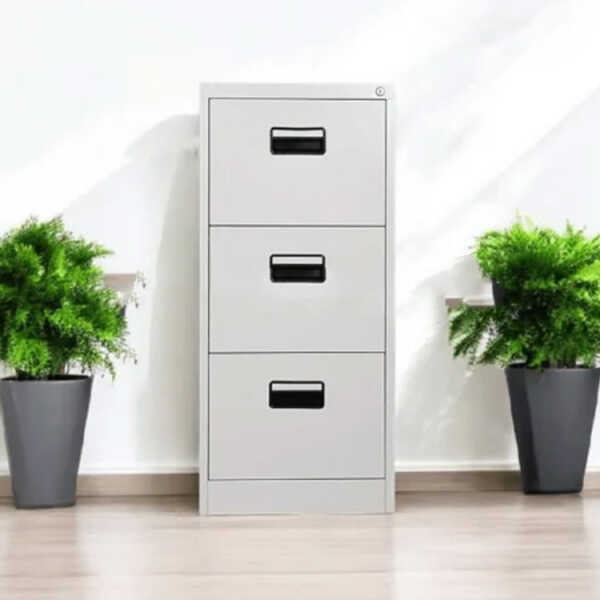 METAL 3 DRAWER LOCKABLE FILE CABINET | FSK9868 - Image 
