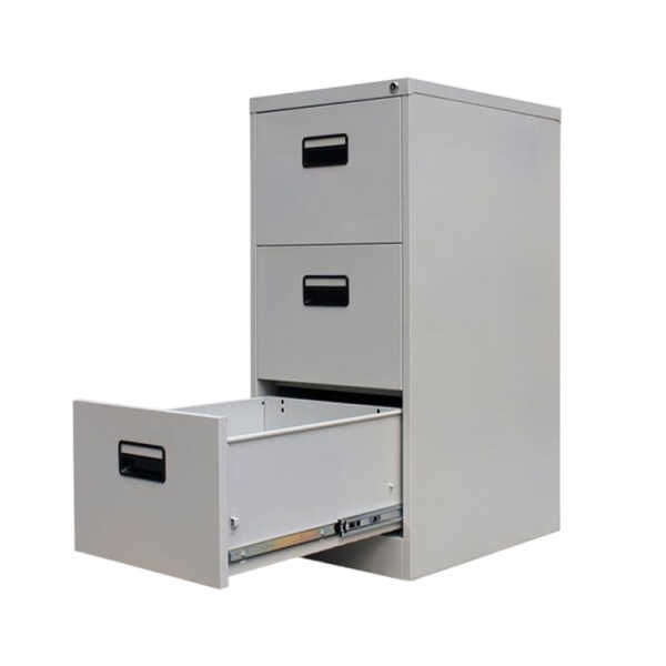 METAL 3 DRAWER LOCKABLE FILE CABINET | FSK9868 - Image 