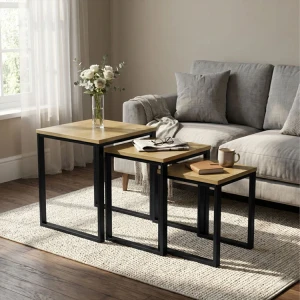 METAL NESTING TABLE 3PCS SET | FSK9885 - Image 