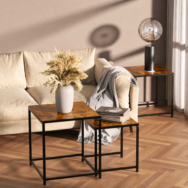 METAL NESTING TABLE 3PCS | FSK9886 - Image 