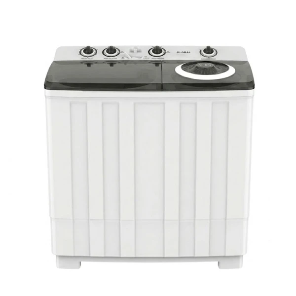 GLOBAL 12KG SEMI-AUTOMATIC WASHING MACHINE WHITE 115V-600W | GB12KG - Image 