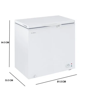 GLOBAL 7 CU.FT CHEST FREEZER WHITE 115V-60HZ | GB7CUBCF - Image 