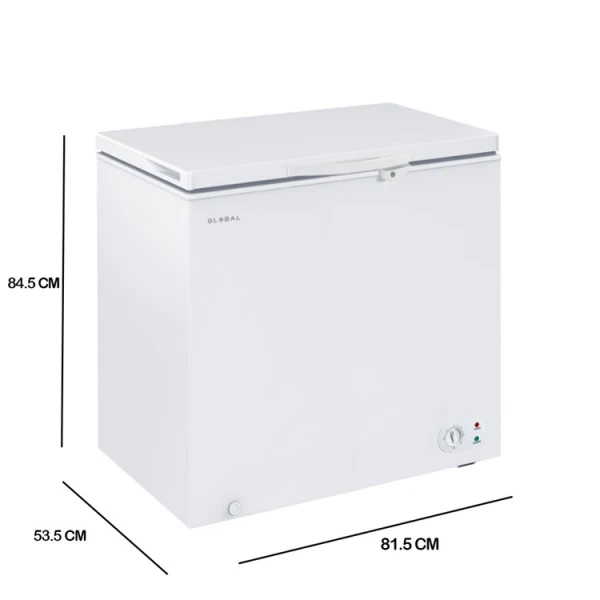 GLOBAL 7 CU.FT CHEST FREEZER WHITE 115V-60HZ | GB7CUBCF - Image 