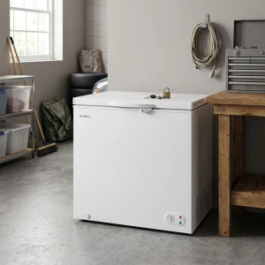 GLOBAL 7 CU.FT CHEST FREEZER WHITE 115V-60HZ | GB7CUBCF - Image 