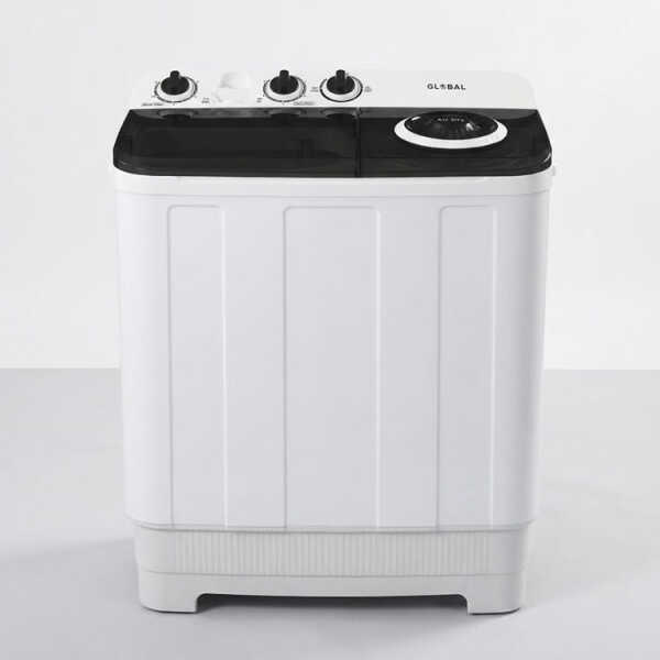 GLOBAL 7KG SEMI-AUTOMATIC WASHING MACHINE WHITE 155V-510W | GB7KG - Image 
