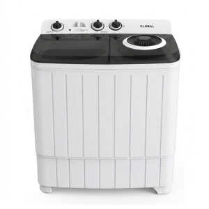 GLOBAL 9KG SEMI-AUTOMATIC WASHING MACHINE WHITE 115V-530W | GB9KG - Image 