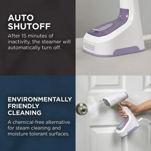 BLACK+DECKER 120V-1200W  HANDHELD FABRIC STEAMER | GS0311-0PDA - Image 