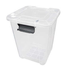PLASTIC 20LT ORGANIZER BOX WITH LID | HOBI-0413 - Image 