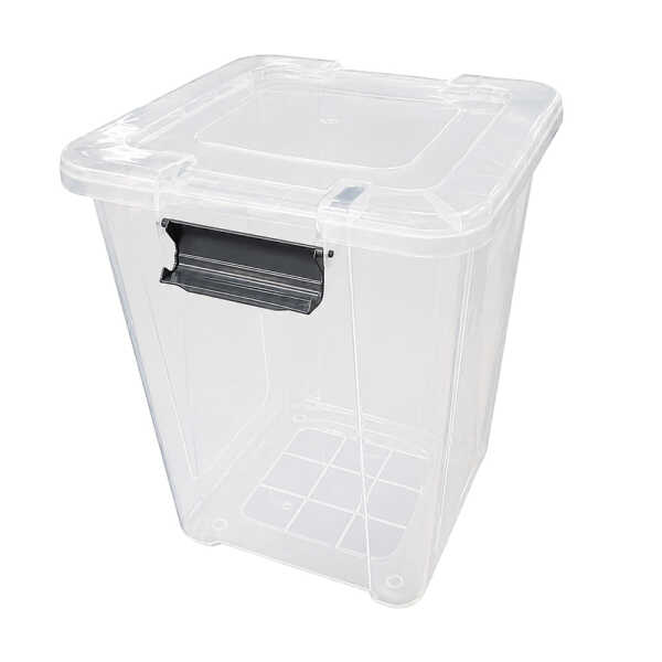 PLASTIC 20LT ORGANIZER BOX WITH LID | HOBI-0413 - Image 