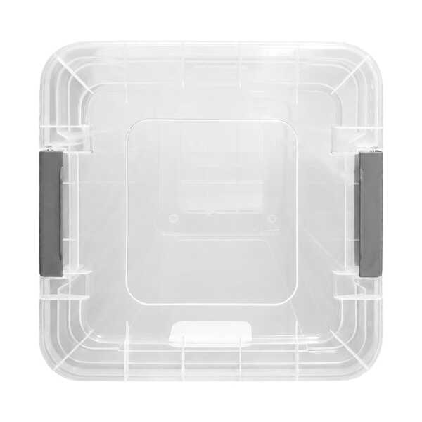 PLASTIC 20LT ORGANIZER BOX WITH LID | HOBI-0413 - Image 