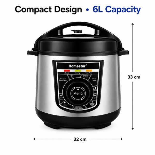 HOMESTAR 6LTR MULTIFUNCTIONAL COOKER | HS-SK03 - Image 