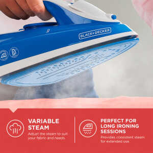BLACK+DECKER STEAM IRON BLUE | IRBD350BL - Image 