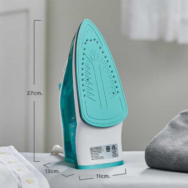 BLACK+DECKER TRUEGLIDE STEAM IRON GREEN | IRBD352 - Image 