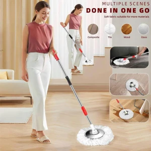 MAGNOCLEAN HOME 13L SPIN MOP W/2PCS MOP REFILLS | MAG-4658 - Image 