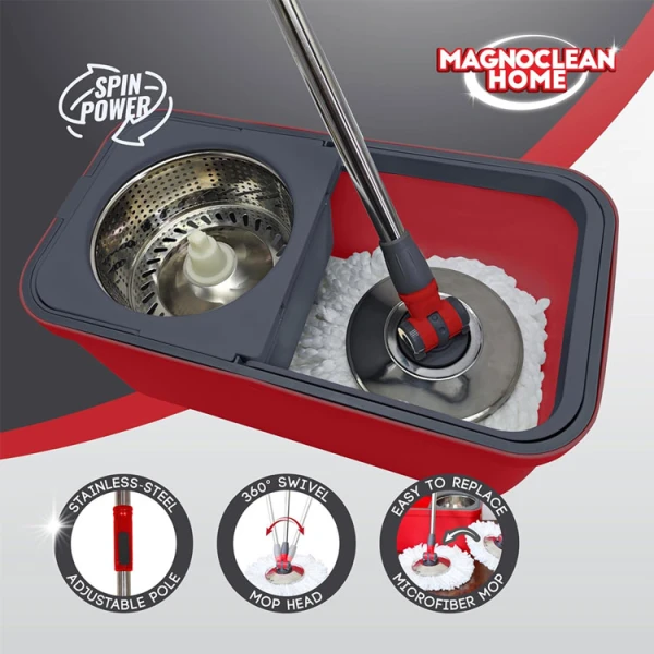 MAGNOCLEAN HOME 9.3L SPIN MOP | MAG-4660 - Image 